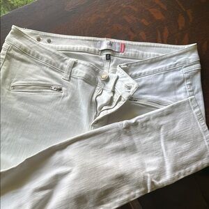 Cabi White Denim Skinny Jeans